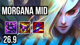 MORGANA vs ZAAHEN (MID) | Deathfire Touch, 33K damage | NA Master | 26.9