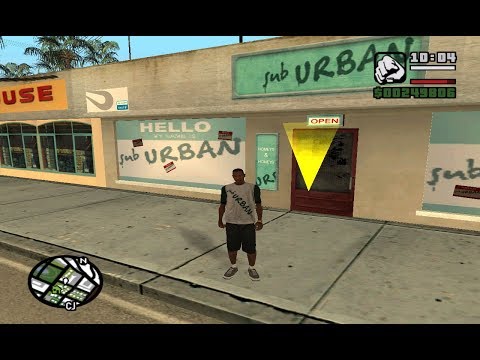 как открыть все магазины в gta san andreas