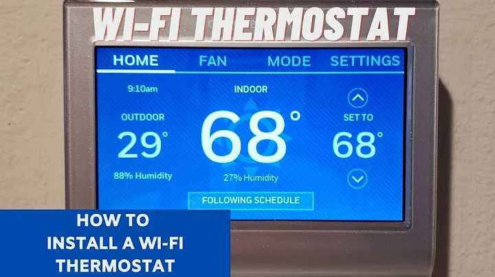 How To Install Wi-Fi Thermostat HONEYWELL | Instructions | HANDYMAN HEADQUARTERS |