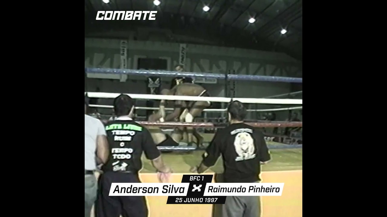 ANDERSON SILVA: RARIDADE – A PRIMEIRA LUTA DE MMA DO SPIDER, EM 1997 | #shorts | Combate.globo