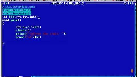 Generate Fibonacci Series Using Recursive Function In C Programming Tamil