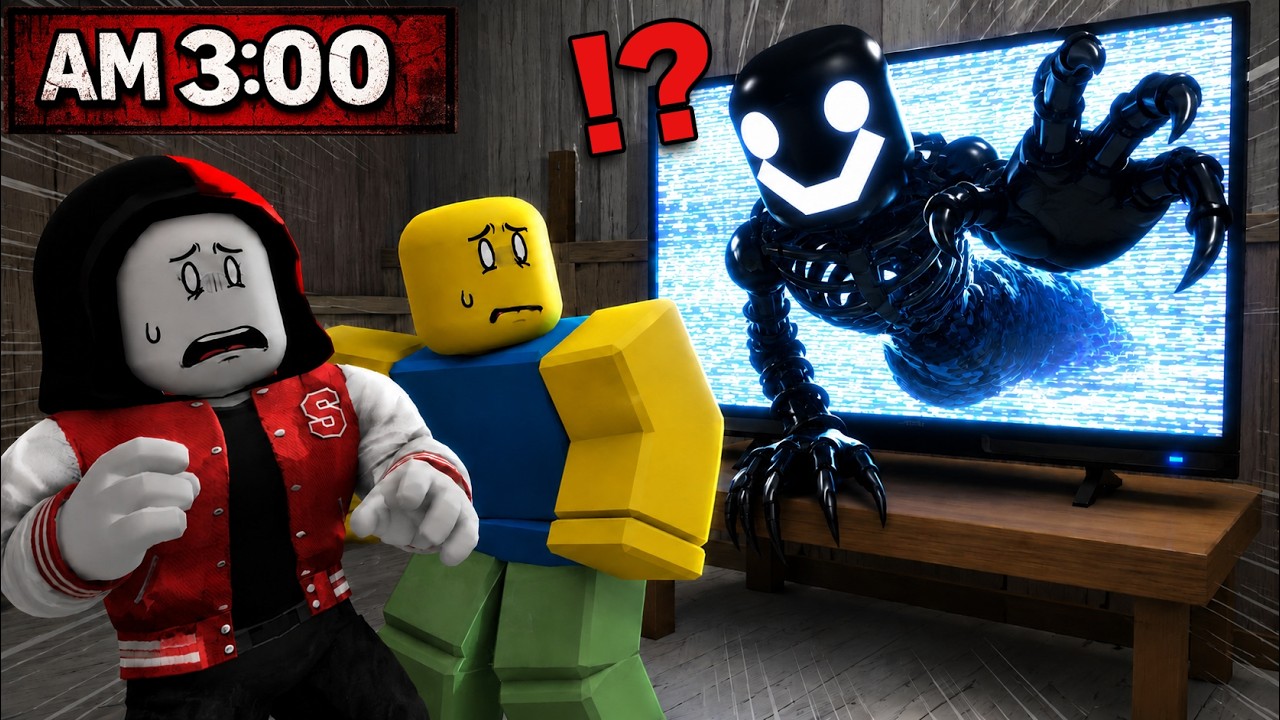 絶対に午前3時にテレビを見てはいけないロブロックス…📺👻【ROBLOX/ロブロックス】