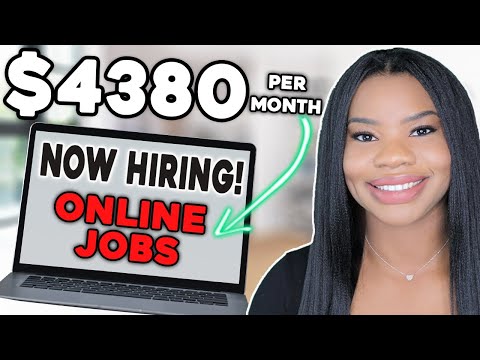 $4380 PER MONTH! BEST 4 Work From Home Jobs NOW HIRING! | WORK FROM HOME JOBS 2022