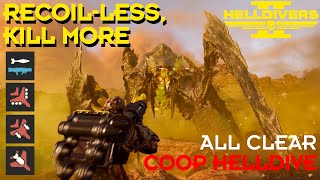 Helldivers 2 // Recoilless, Kill More  Terminid Coop Helldive  All Clear