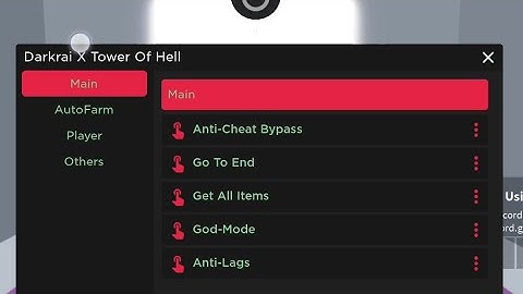 Tower of hell Script! [Hydrogen & Fluxus] 🔥Auto-Farm🔥