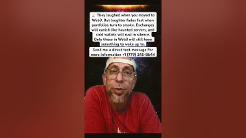 Do not hold your crypto on exchanges or cold wallet make sure you are holding them on Web3 #xrp