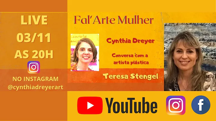 LIve Fal'Arte Mulher  bate papo com Teresa Stengel...