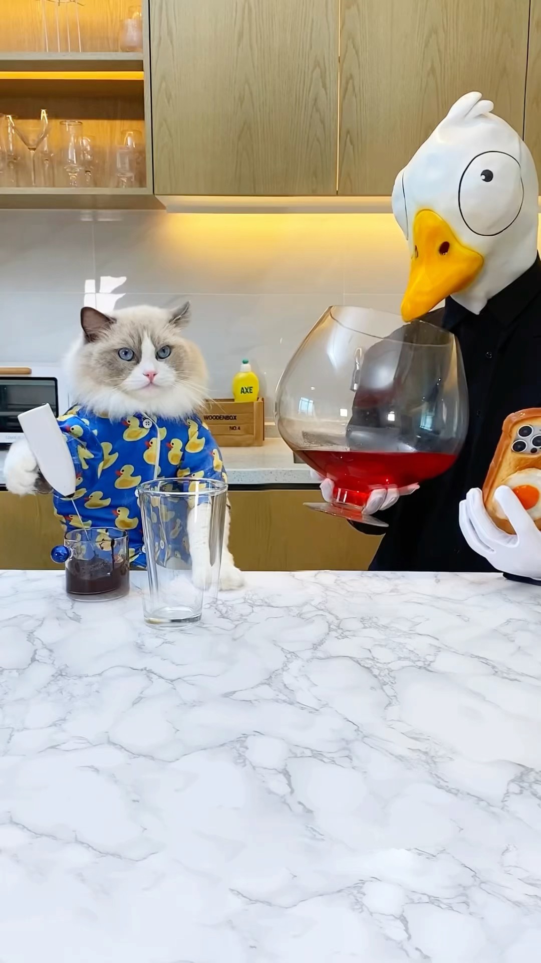 ?? Date night with a twist! Puff’s cozy evening with the cutest duck around. #thatlittlepuff