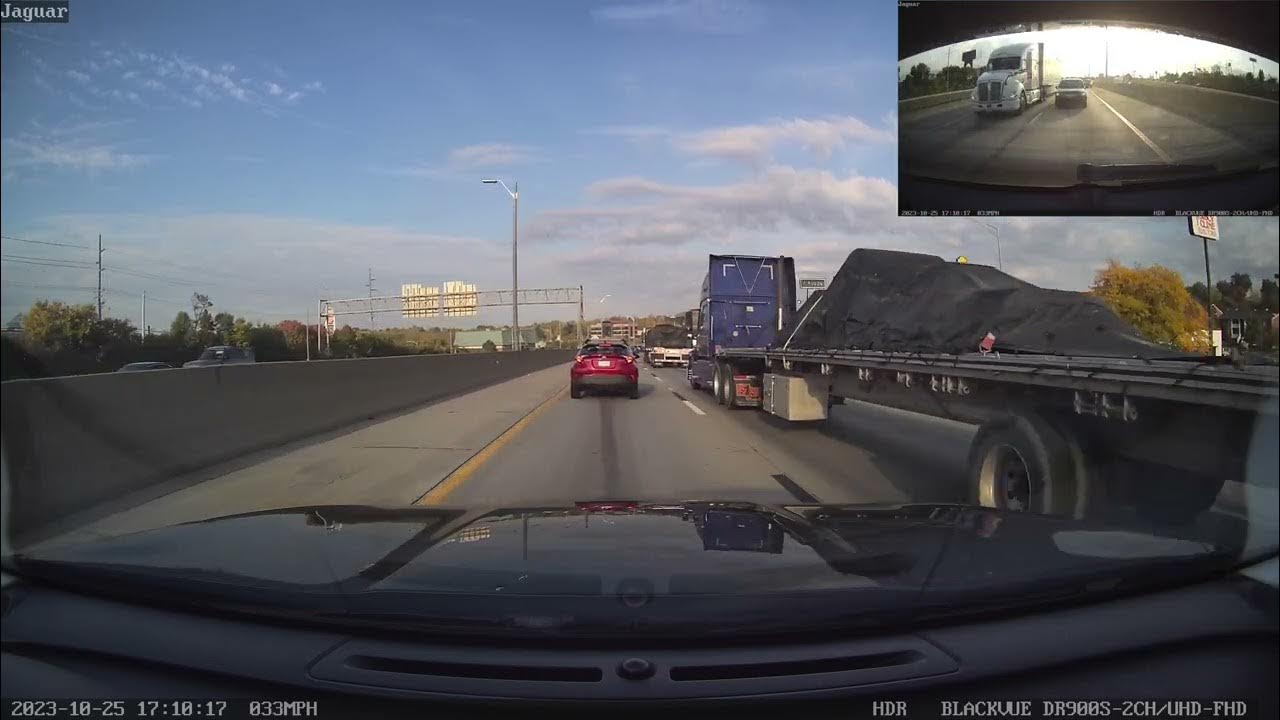 DashCam Test Reckless driver on I75 North, North Kentucky YouTube