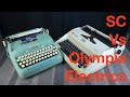 Typewriter Video Series - Episode 239: Olympia vs SC Electrics