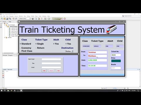 SIMPLE TICKETING SYSTEM IN JAVA WITH SOURCE CODE