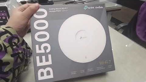 TP-Link Omada EAP723 BE5000 Unboxing | WiFi 7 Ceiling Access Point Review