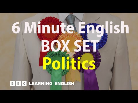 BOX SET: 6 Minute English - 'POLITICS' English mega-class! 30 minutes of new vocabulary!