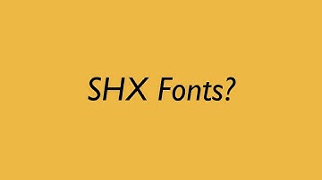 What Is an SHX Font?