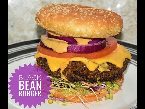 Black Bean Burger Recipe - Vegetarian Black Bean Burgers - Healthy Veggie Burger