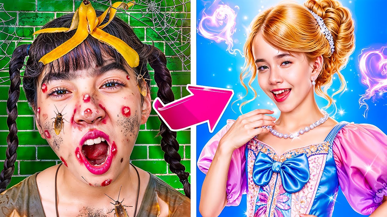 Transformation Extrême D'une Fille Pauvre Pour Devenir Belle Et Tomber Amoureuse Du Prince