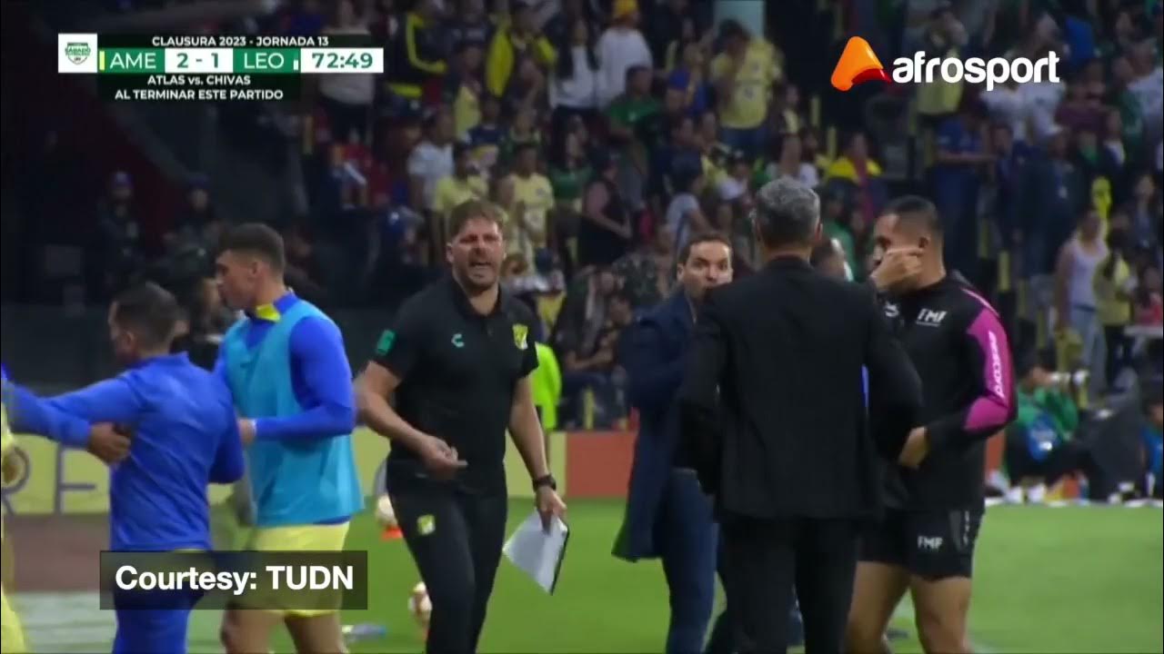 Referee Hits Player and Coaches Fight at tense Liga MX Match YouTube