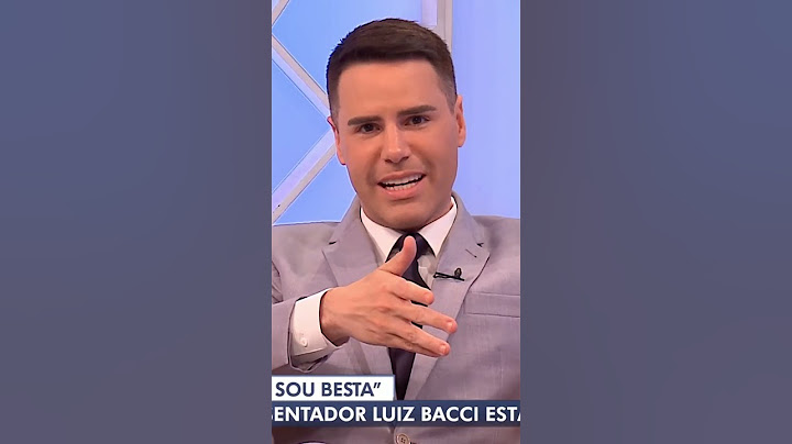 Não é fiel? Luiz Bacci revela seu status atual