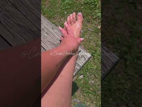 sunscreen #legs #foot #pedicure #heels #goddess