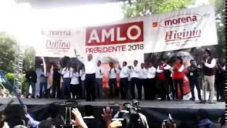 AMLO en ixtapaluca estado de mexico 23 de abril 2018 part 1