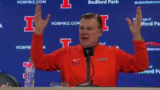 Baylor postgame: Illini coach Brad Underwood press conference