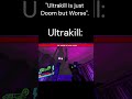 Ultrakill is Just Doom but Worse ultrakill phonk doom