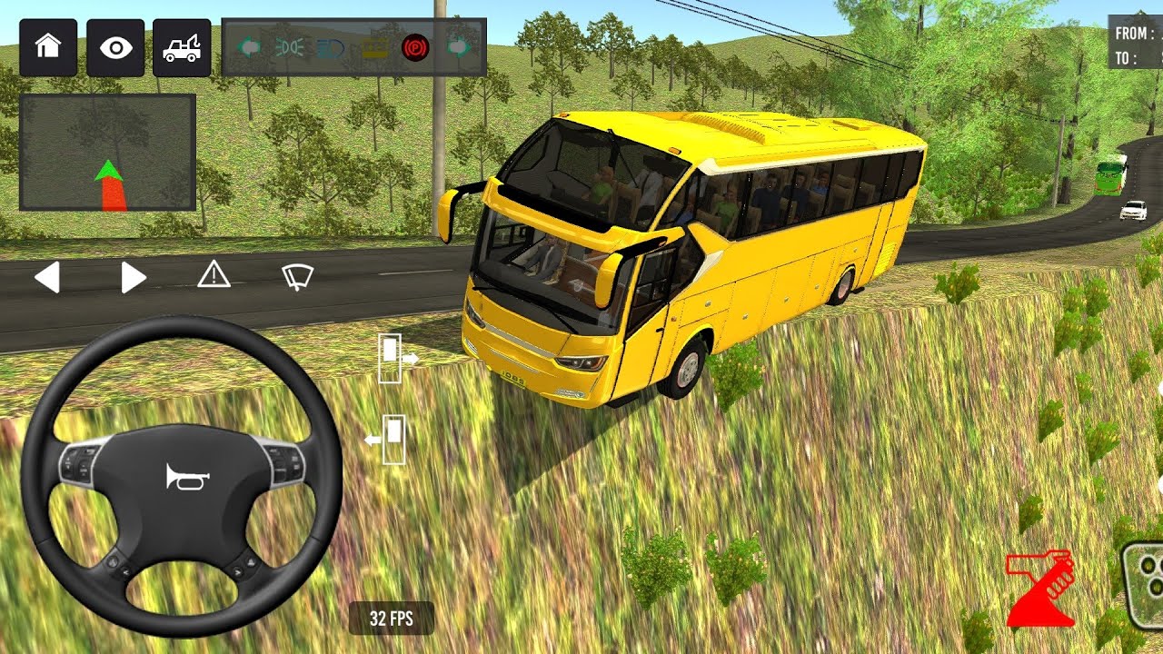 😡Bus simulator indonesia ||simulator game 3D || euro couch bus😜 simulator #bus #simulator @AAKZONES 