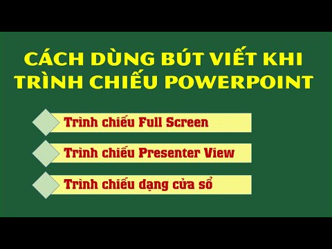 Video [43] Cách dùng bút viết khi trình chiếu Powerpoint ở... - youtube