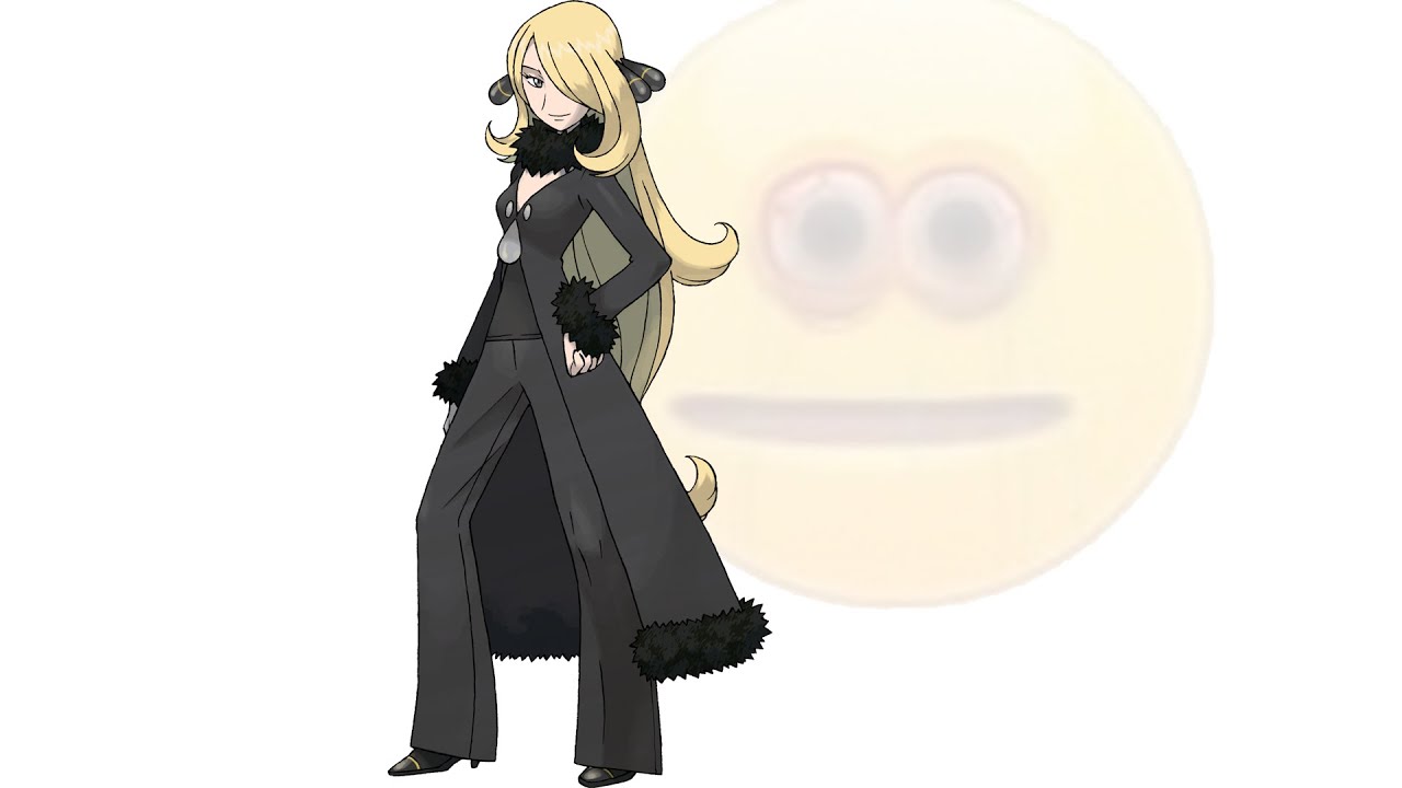 Sinnoh Remake Overworld Models but it features Cynthia this time