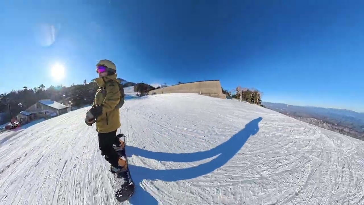 『360°スキー場 Ep.454』【 長野県・御嶽 】 #snow #japantravel #snowboarding  #nagano #mountain #ontake