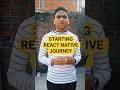 Building My First Social Media App with React Native!🚀|Part 1 Intro #reactnative #short #viralshorts