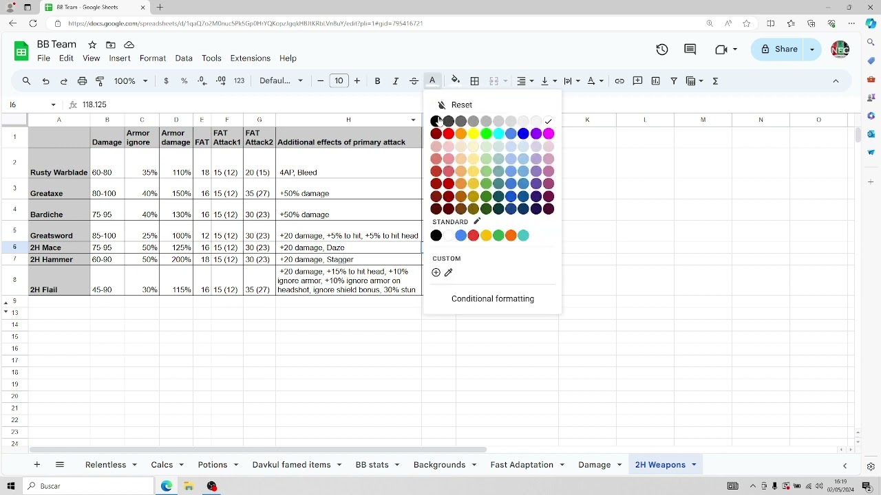Battle Brothers: Two-handed weapons