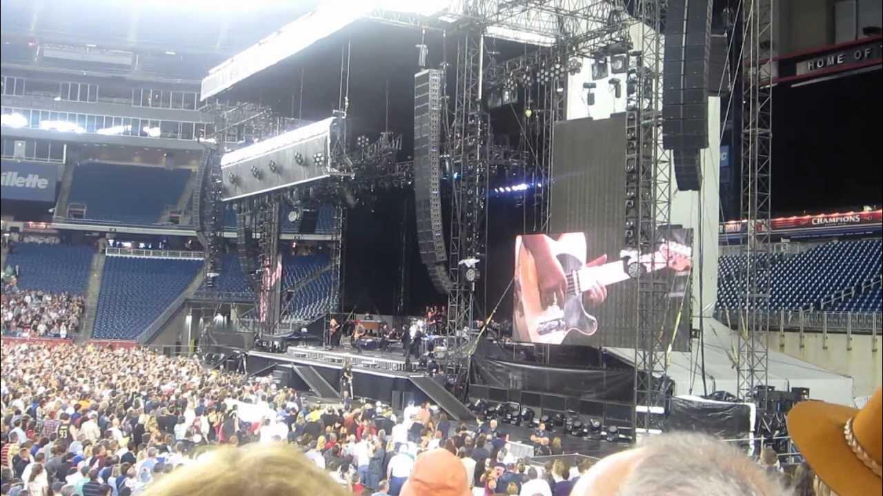 Springsteen Foxboro My Love Will Not Let You Down YouTube