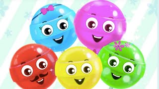 Finger Family Song With Colorful Lollipops and more Kids Songs By @hooplakidz on @NurseryRhymeStreet