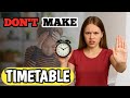 Don’t Make a Time Table! | Best Study Strategy for Students | Study Smart, Not Hard