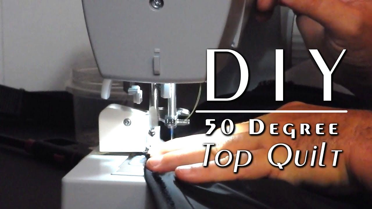 DIY 50 Degree Top Quilt - YouTube