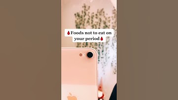 Thumbnail of Foods not to eat on your period 🙅‍♀️