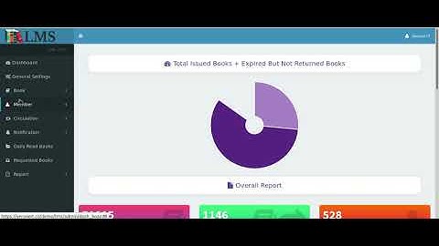 library management system in php with full source code