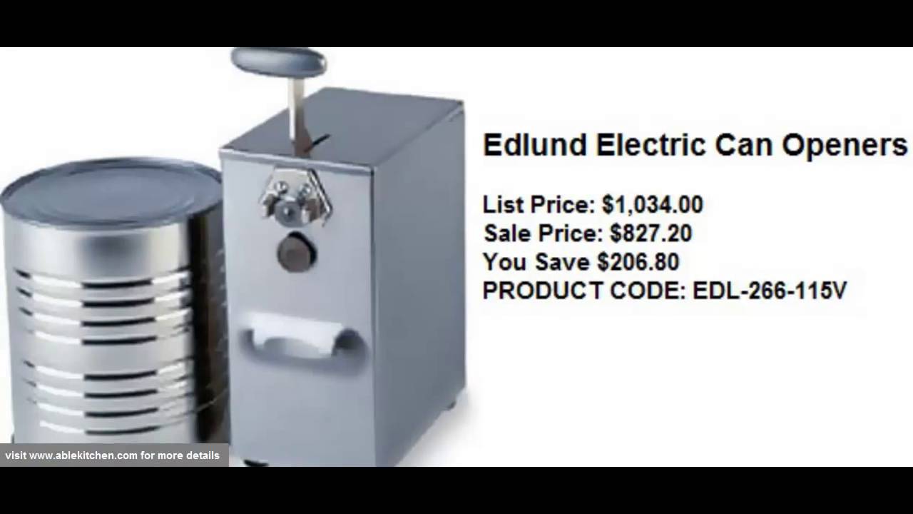 Edlund 266 Can Opener - Electric