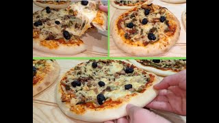 أروع بيتزا ?ممكن تحضري بالعجينة الأصلية مع أسهل وأسرع صلصة طماطم في اليوتوب Pizza