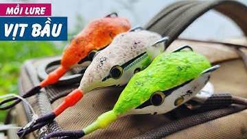 Mồi Lure Nhái Hơi VỊT BẦU | Nhạy Cá