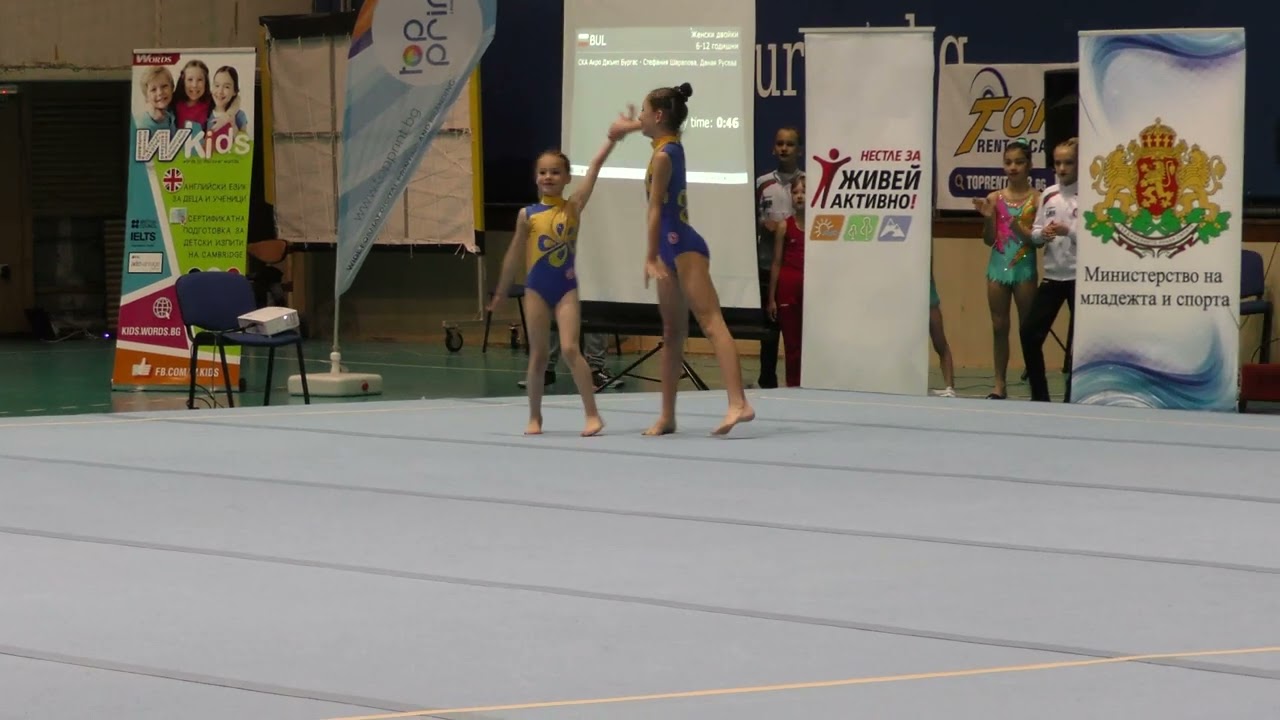 Стефания Шарапова - Даная Русева -Acro Jump Burgas