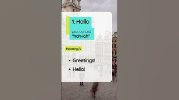 Global Lingo: 5 Must-Know Phrases in Belgium