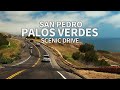 Driving Palos Verdes Drive to San Pedro, Los Angeles, California, USA - 2.7K QHD