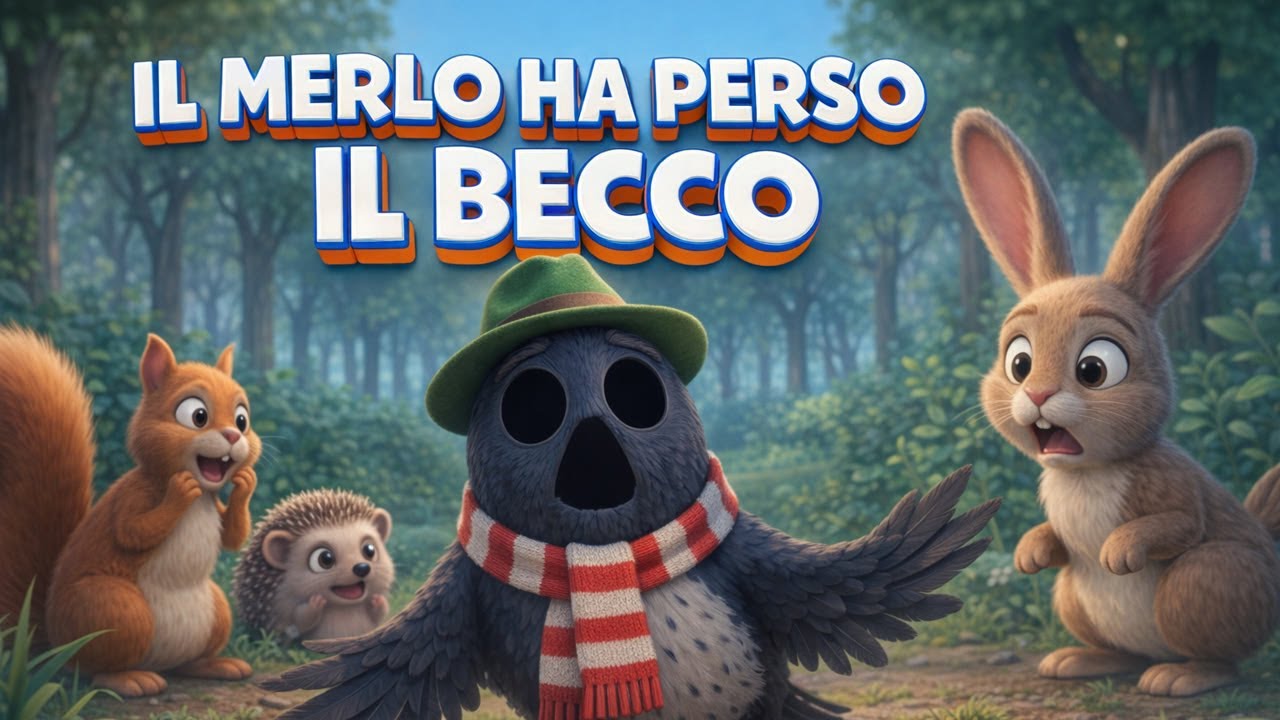 Il Merlo Ha Perso Il Becco 🐦🎶 | Canzoni per Bambini | Animazione