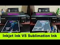 Photo Printing Inkjet Ink VS Sublimation Ink with Epson L805