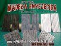 Como imitar/MADERA ENVEJECIDA/papel CREPE/NUEVO método/facil  rápido/maquetas dioramas belenes/2023