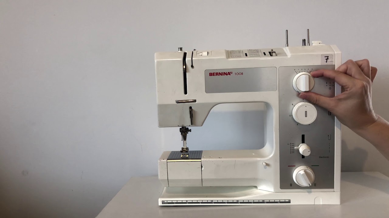 Getting started - Bernina 1008 - YouTube