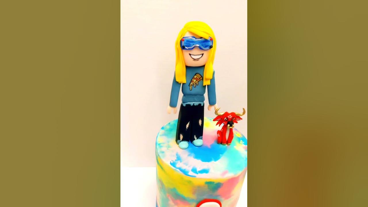 Kake Walker - Roblox cake with the Birthday girl's avatar