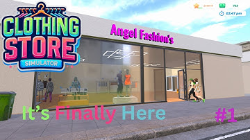 Clothing Store Simulator Ep01 - Extra long Episode to celebrate release